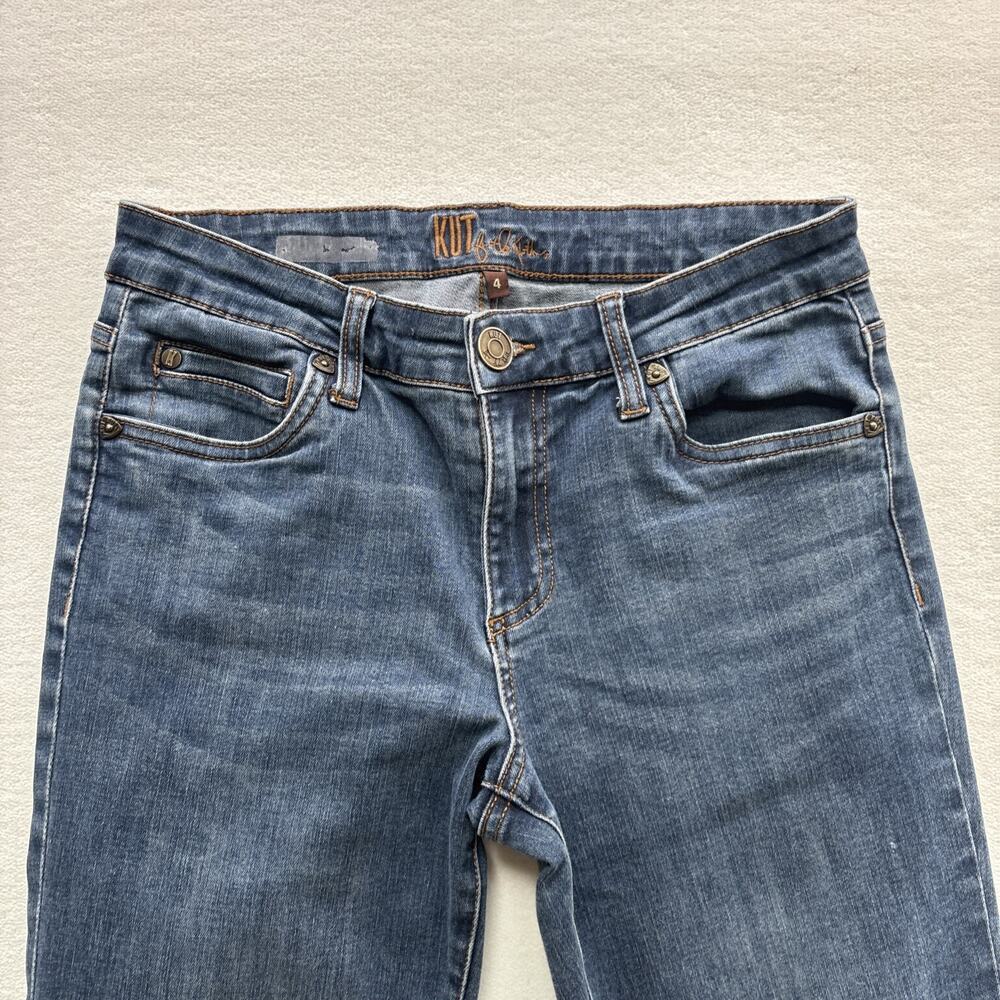 Kut From The Kloth Katy Boyfriend Womens Size 4 Jeans Medium‎ Wash Preppy - Picture 2 of 11